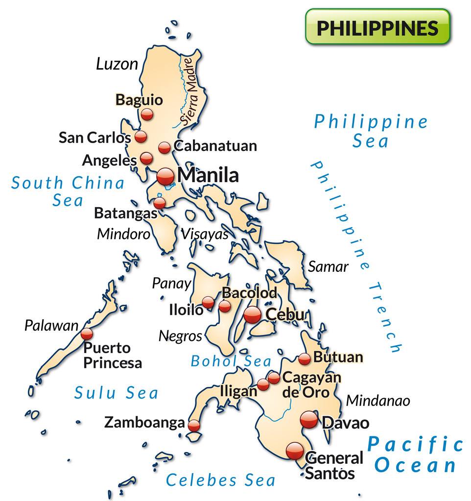 菲律宾港口地图
